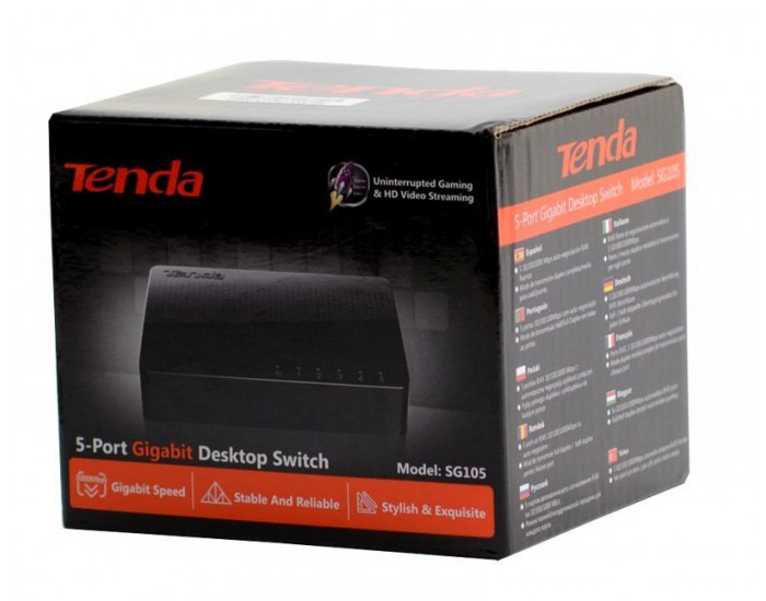 TENDA 5 PORT GIGA SWITCH SG105